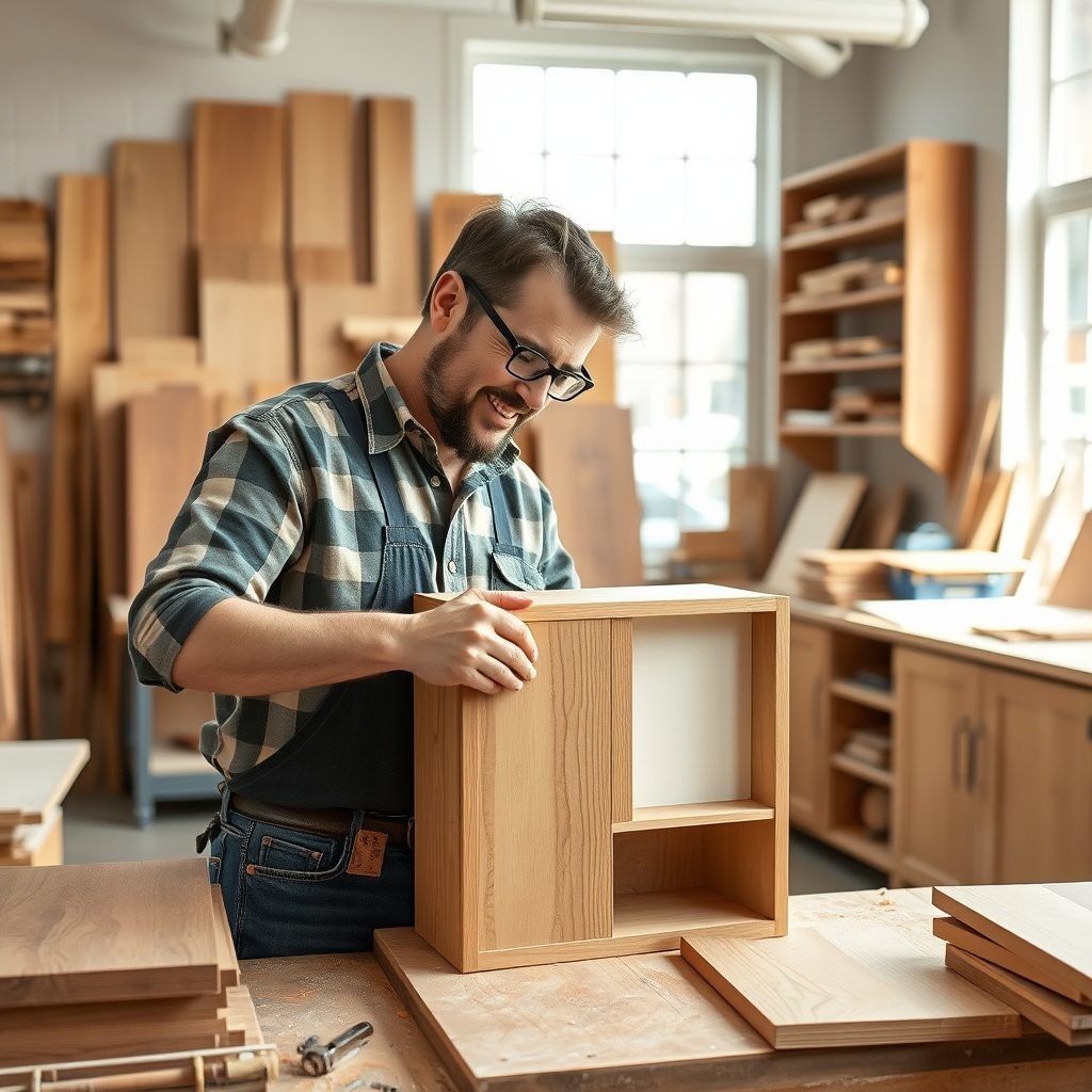 Custom cabinetry workshop