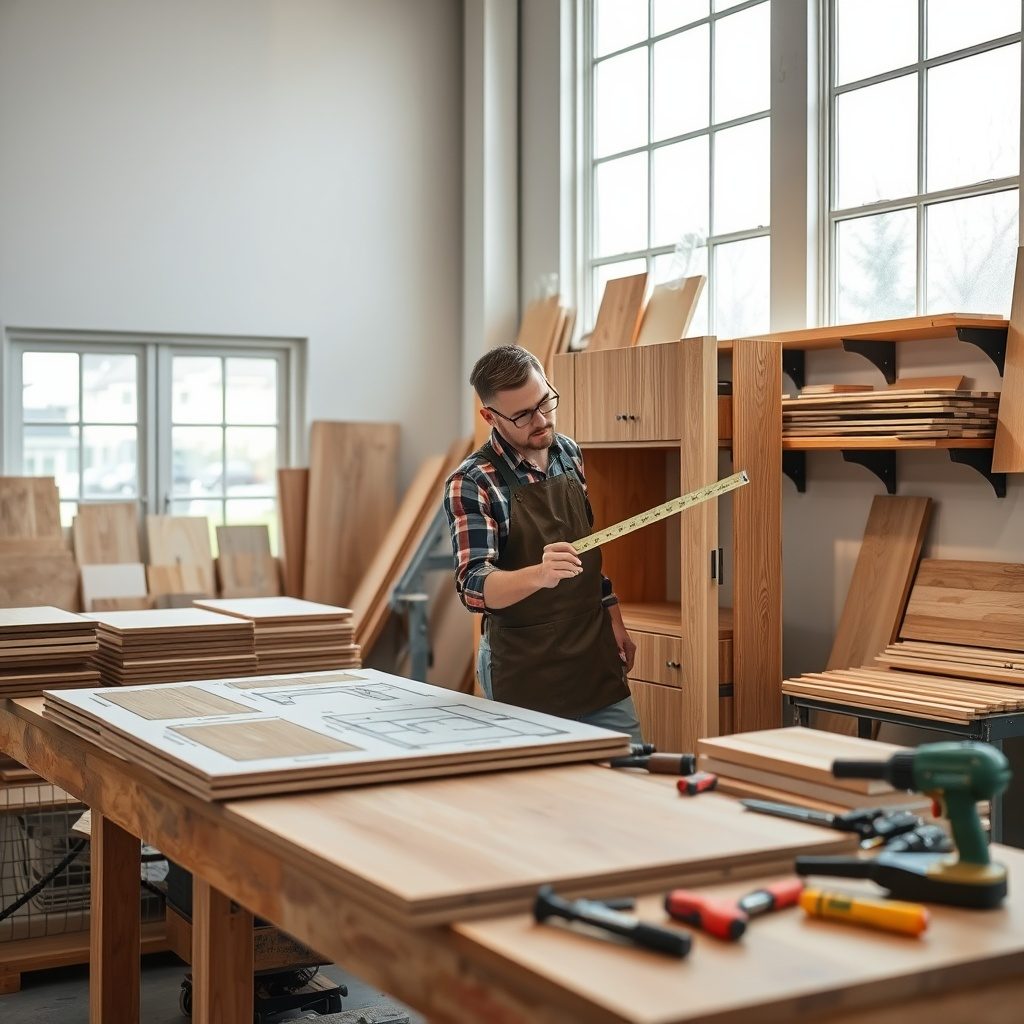 Custom cabinetry workshop